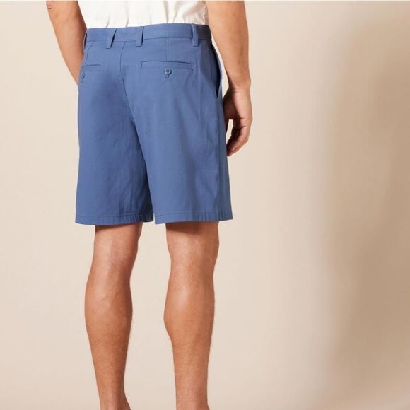 Amazon Essentials Size 36 Men's Blue Classic-Fit 9" Comfort Stretch Chino Short - Picture 2 of 9